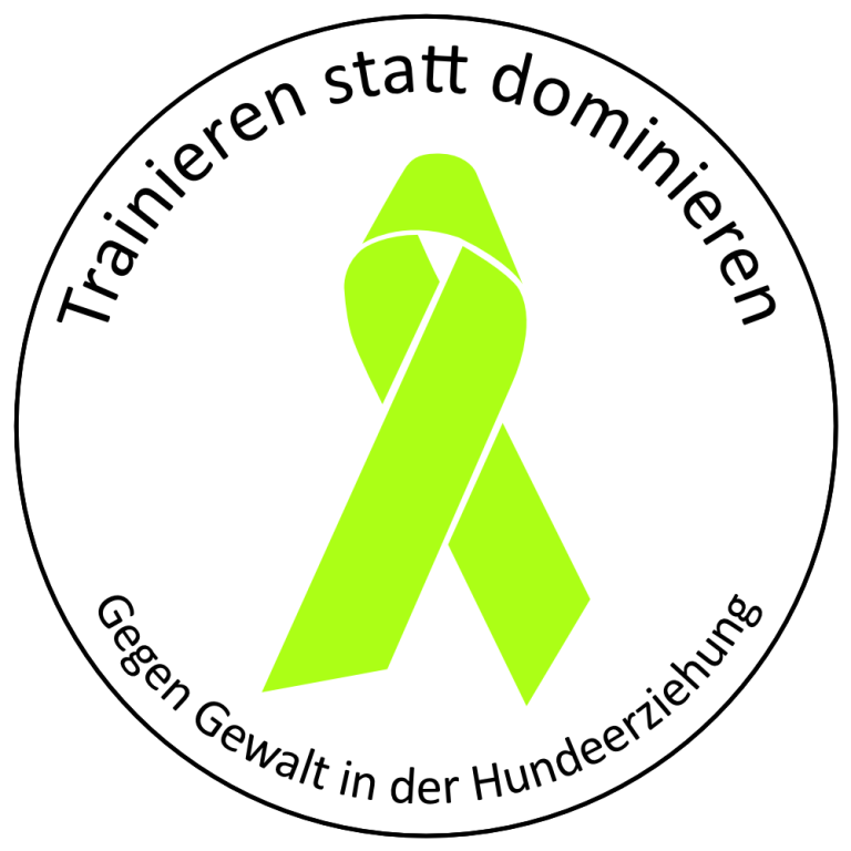 Logo der ibh-Initiative "#PositiveRocks!", die Initiative für gewaltfreies Hundetraining Cartoon-Hund mit einem Schild, der "#PositiveRocks!" hält.